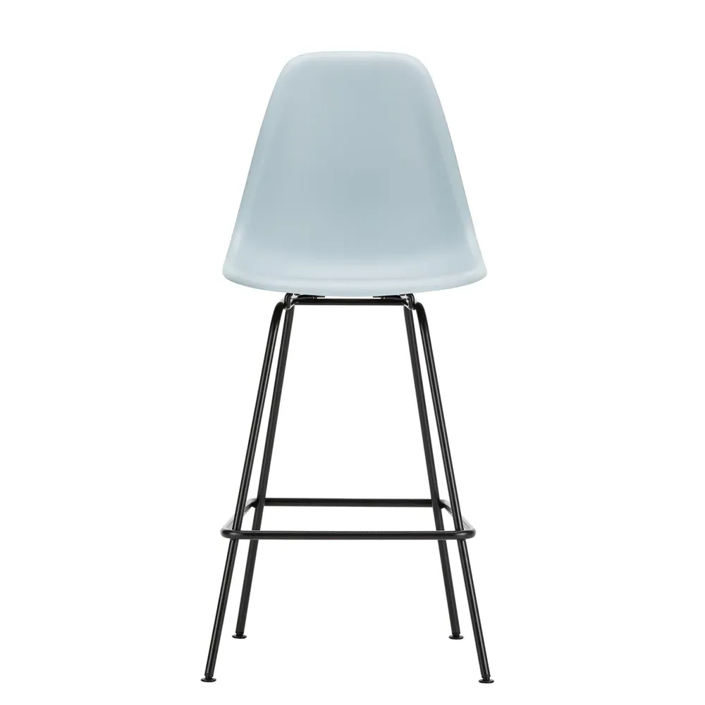 Medium Plastic Stool - Ice Grey, Powder Coated