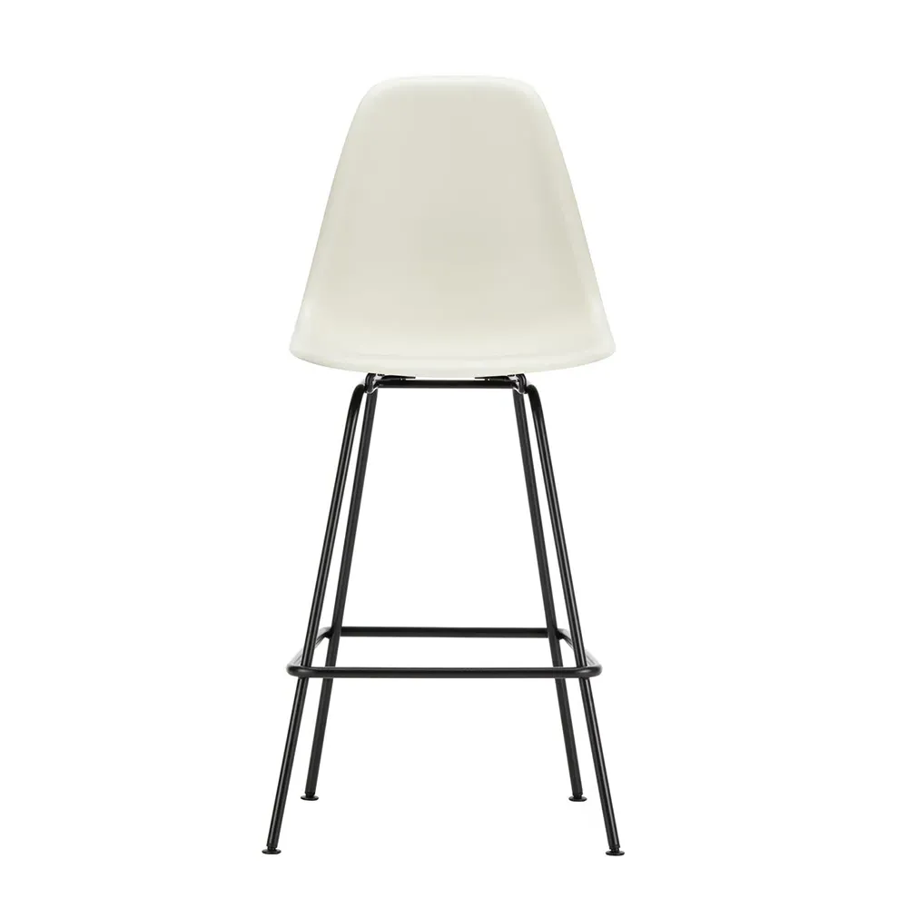 Medium Plastic Stool - Pebble, Powder Coated