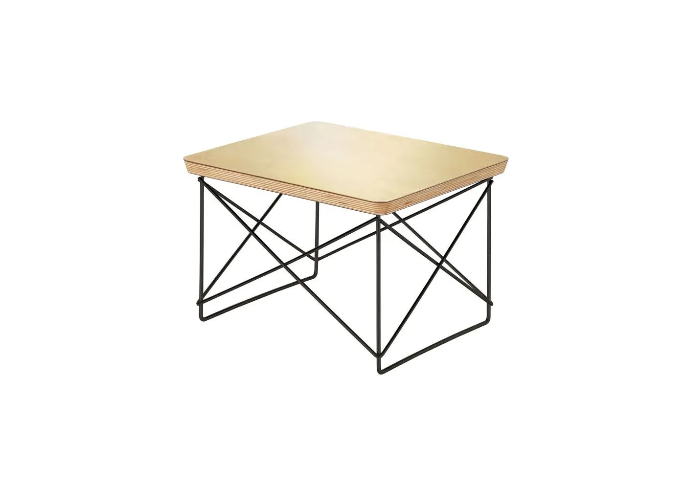 Occasional Table with Wire Base - Gold, Steel