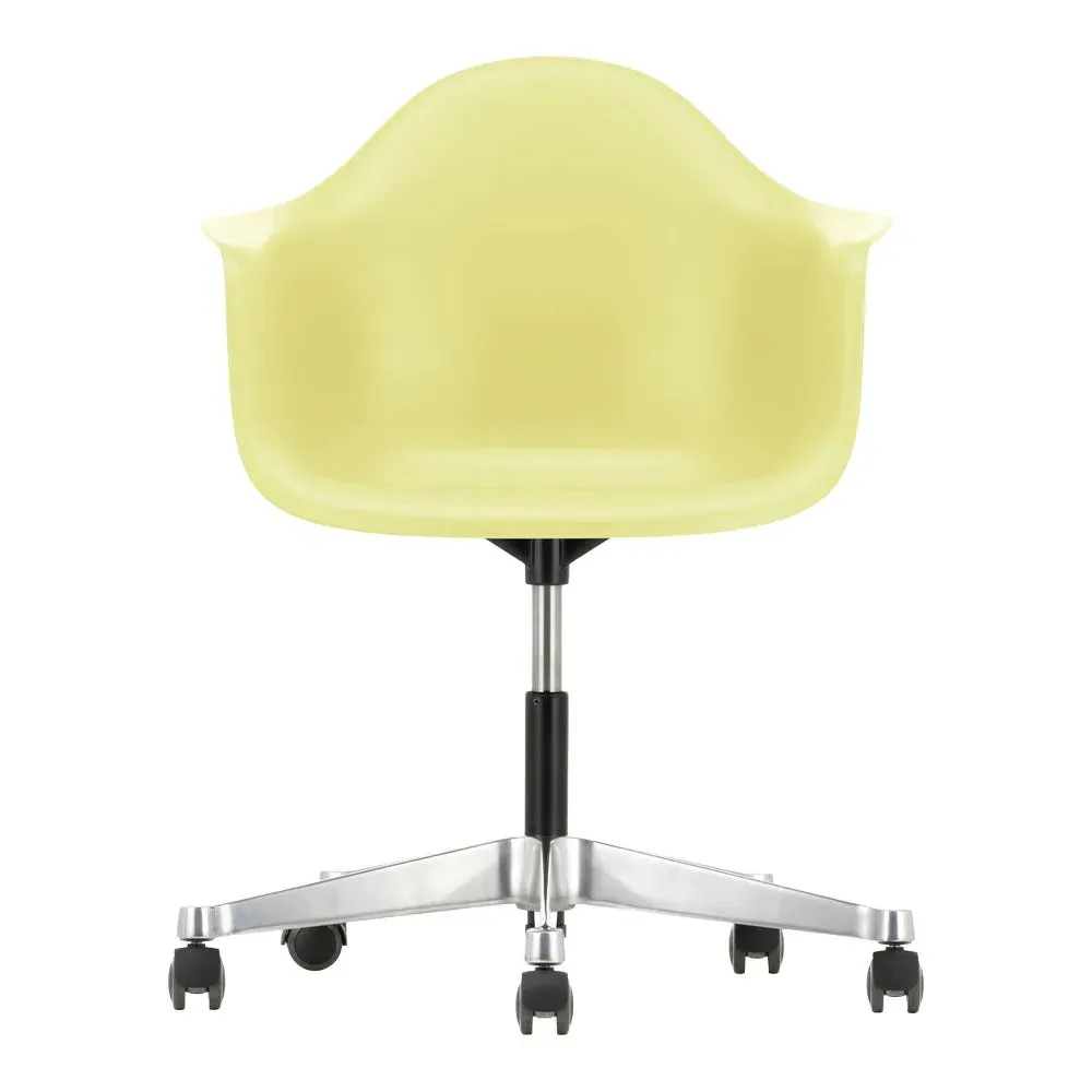 Office Armchair with Castors - Citron
