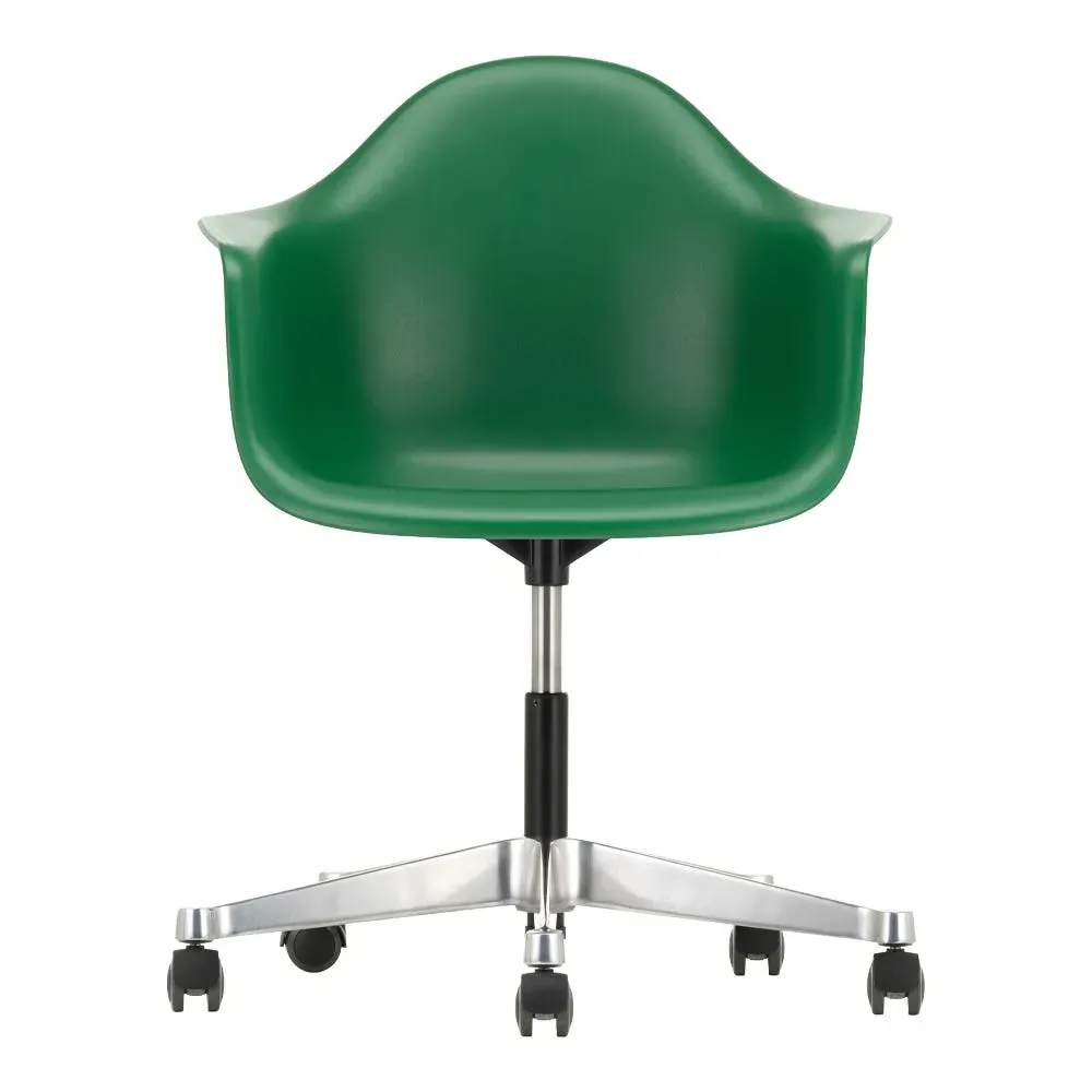 Office Armchair with Castors - Emerald