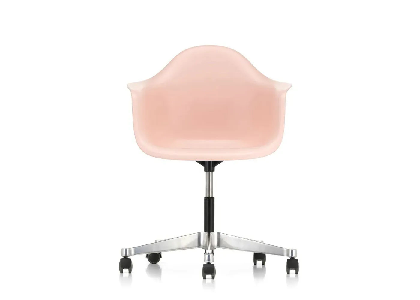 Office Armchair with Castors - Pink