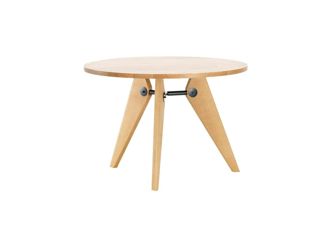 Round Dining Table 2-4 Seater - Oak, Solid Wood image