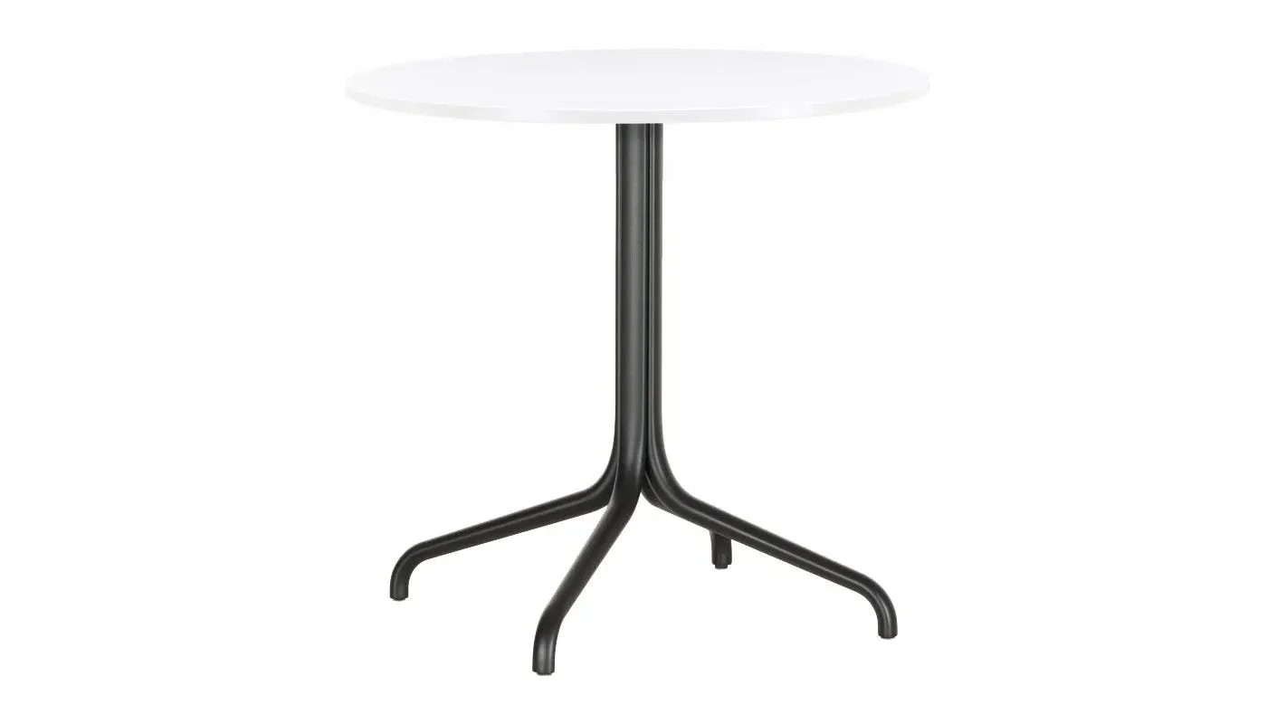Round Dining Table - White, HPL image