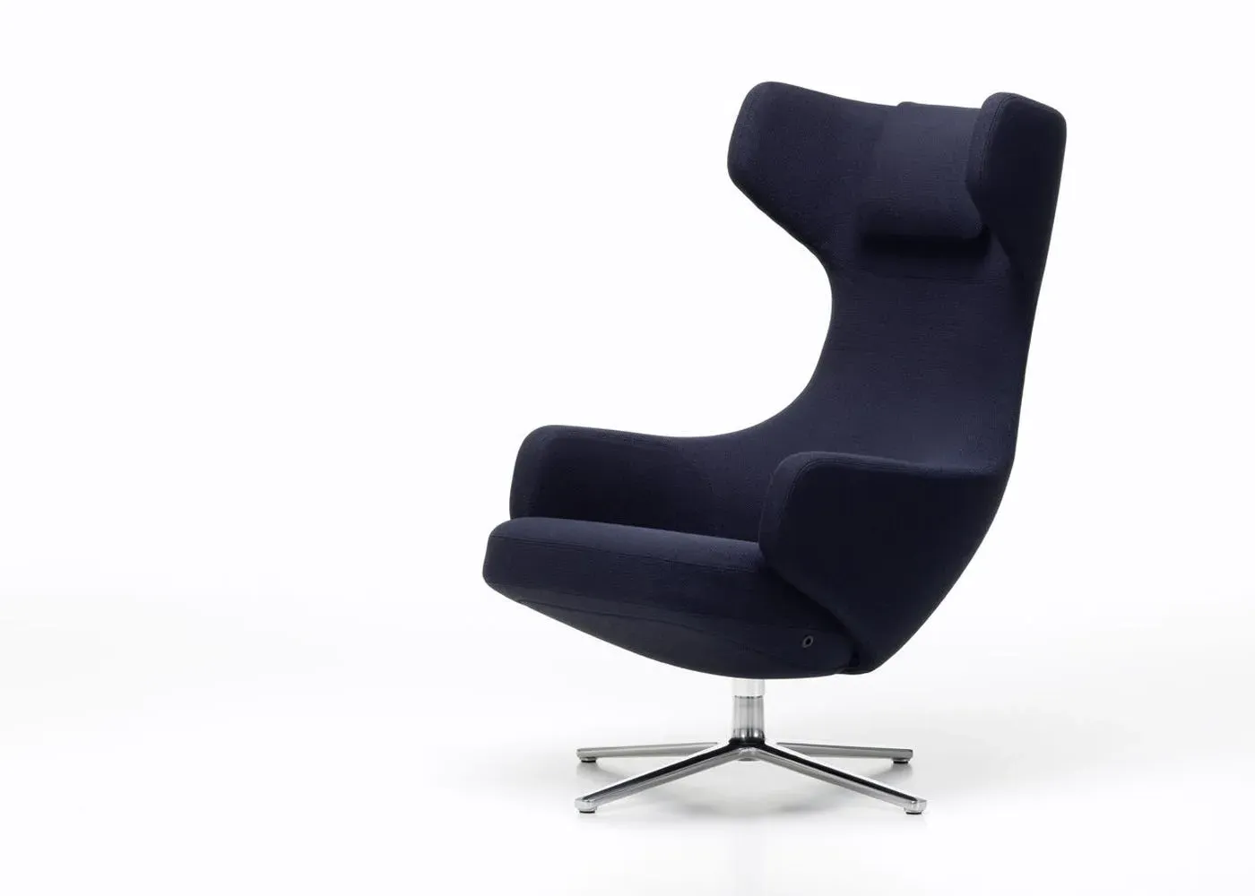 Swivel Lounge Chair with Reclining - Blue