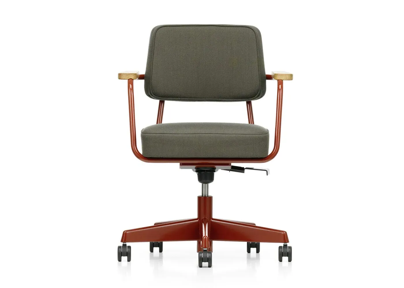 Swivel Office Chair - Dark Grey, Fabric image