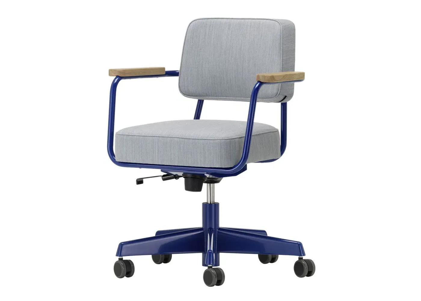 Swivel Office Chair - Grey, Fabric