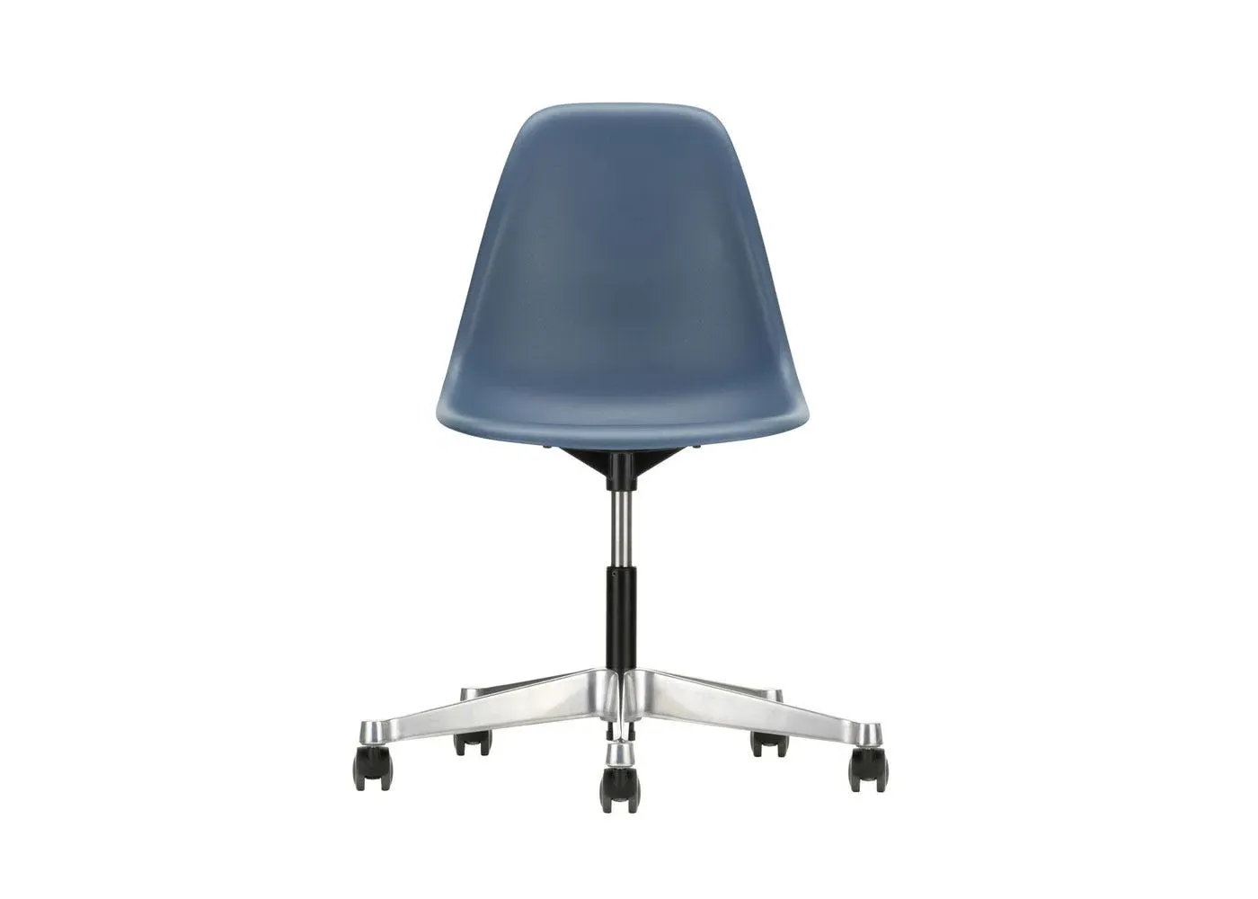 Swivel Office Chair with Castors - Blue