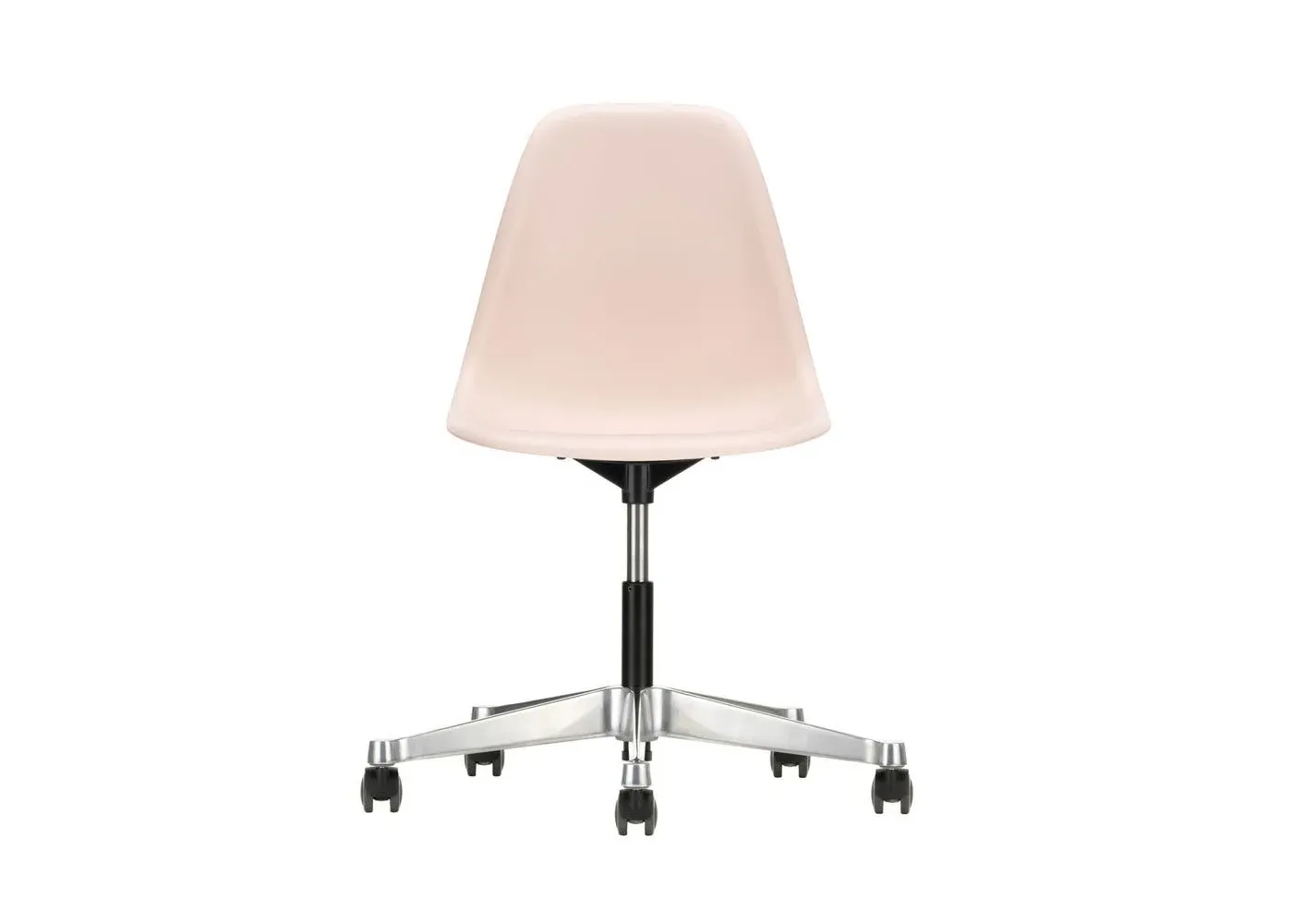 Swivel Office Chair with Castors - Pink