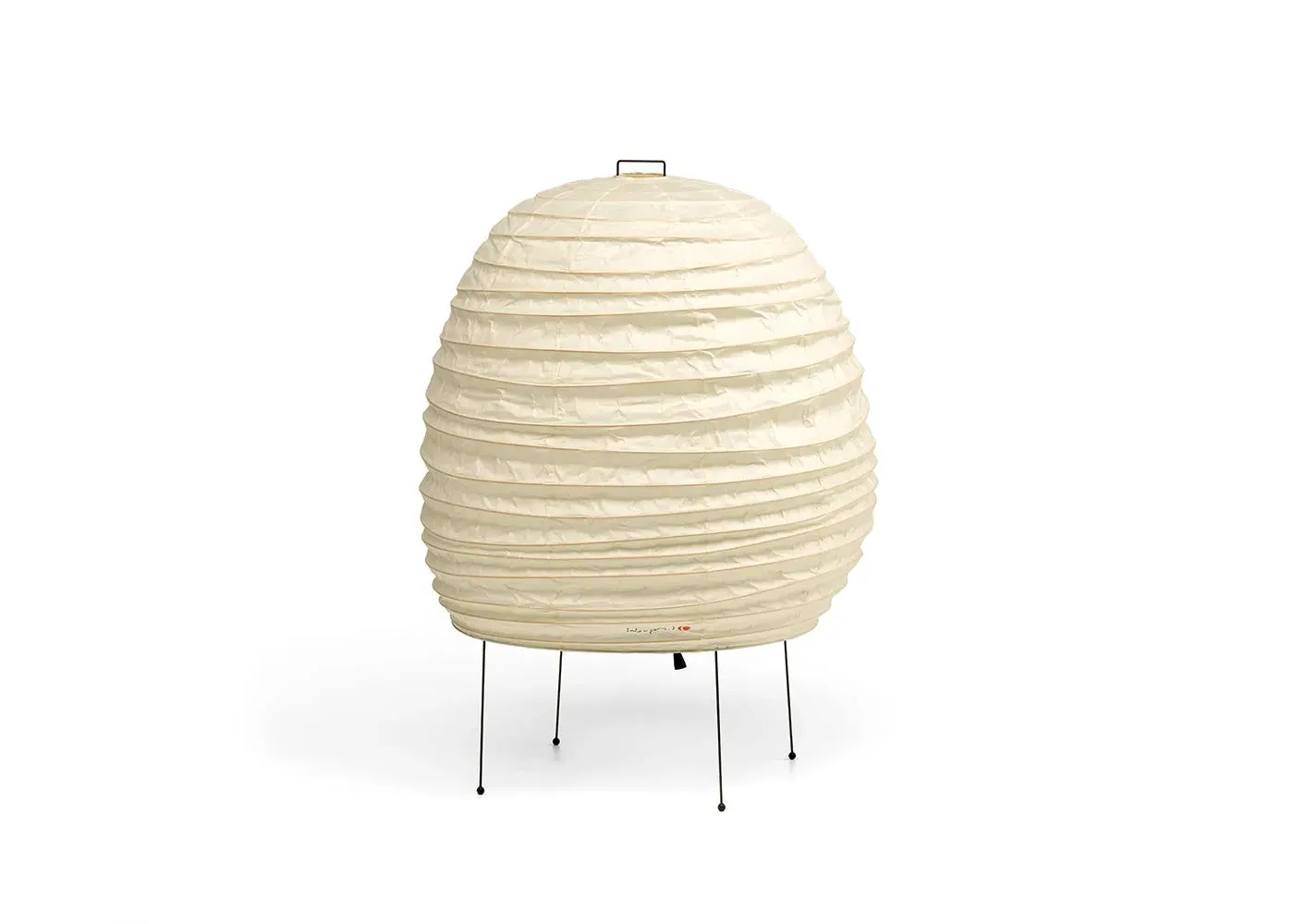 Table Lamp with Paper Shade - Cream image