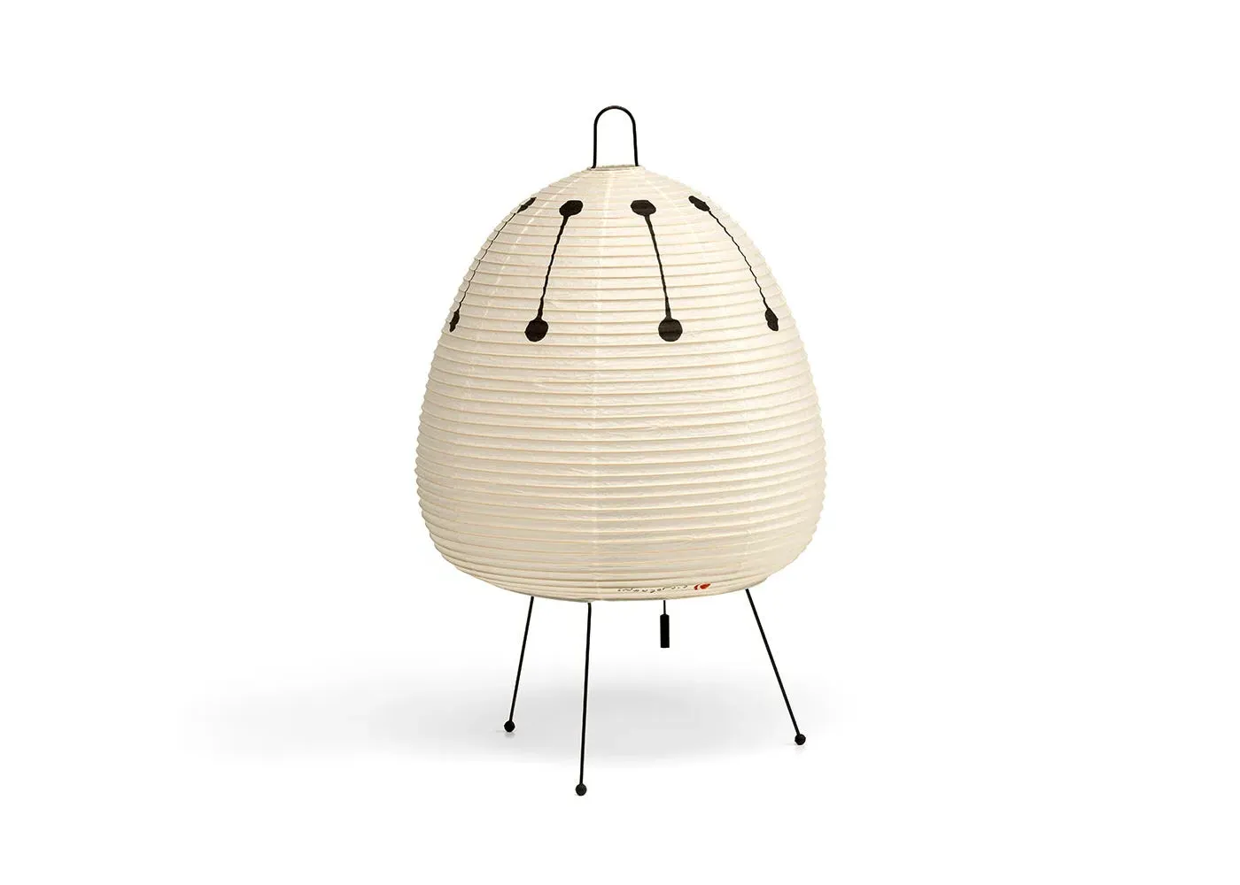 Table Lamp with Wire Frame - Cream, Paper