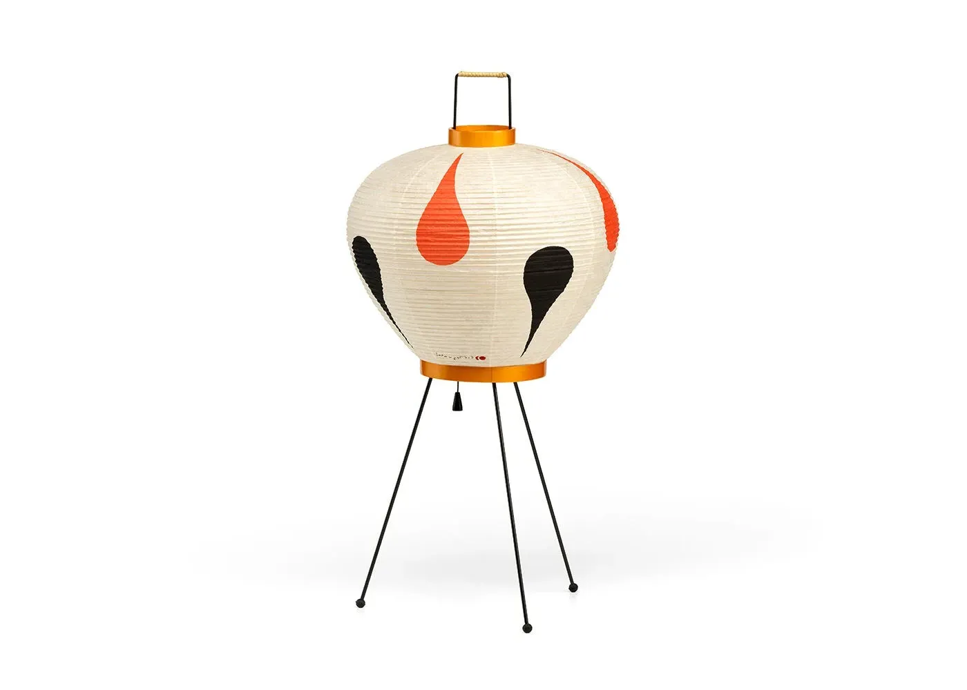 Table Lamp with Wire Frame - Cream, Shoji Paper