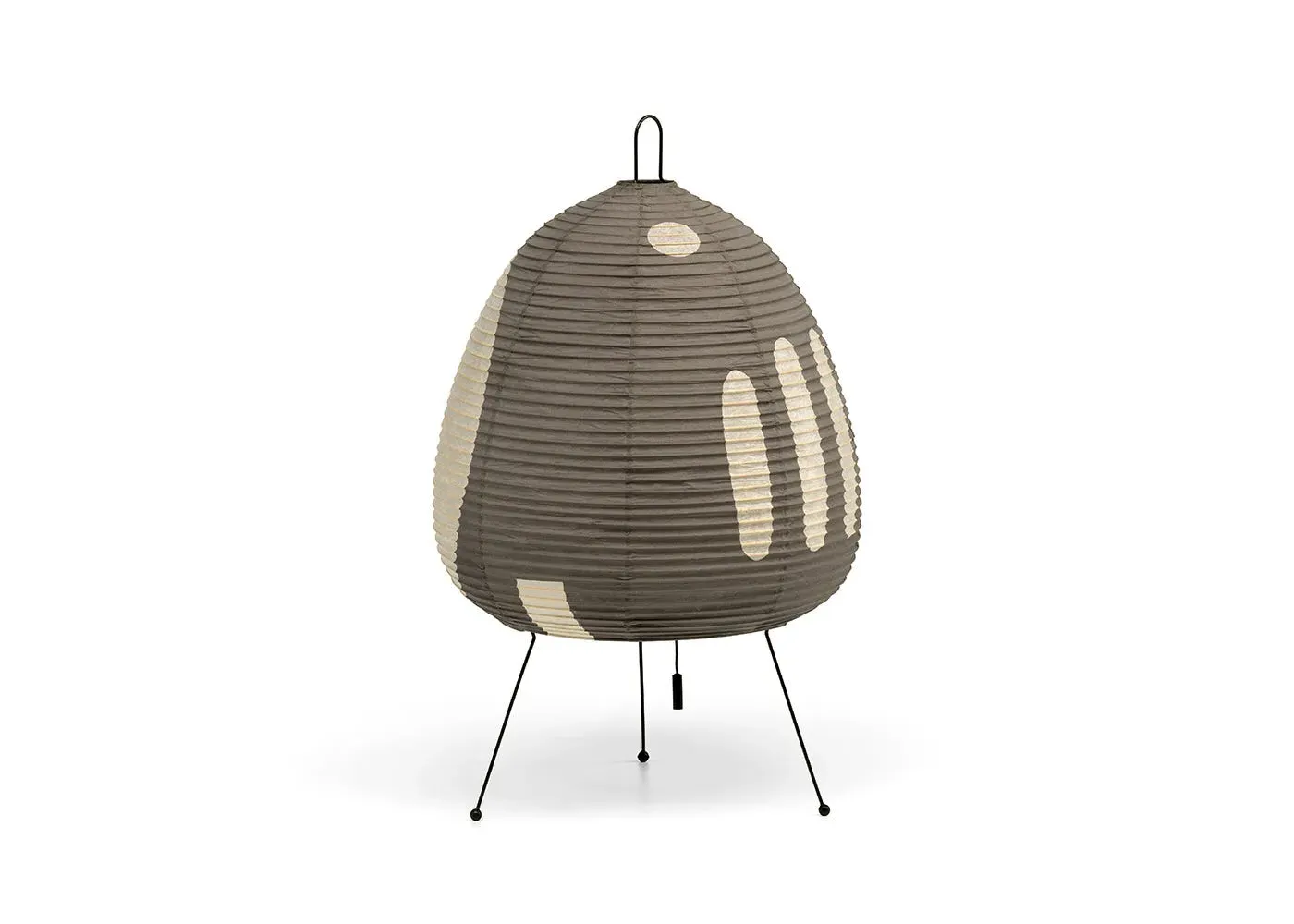 Table Lamp with Wire Frame - White, Paper