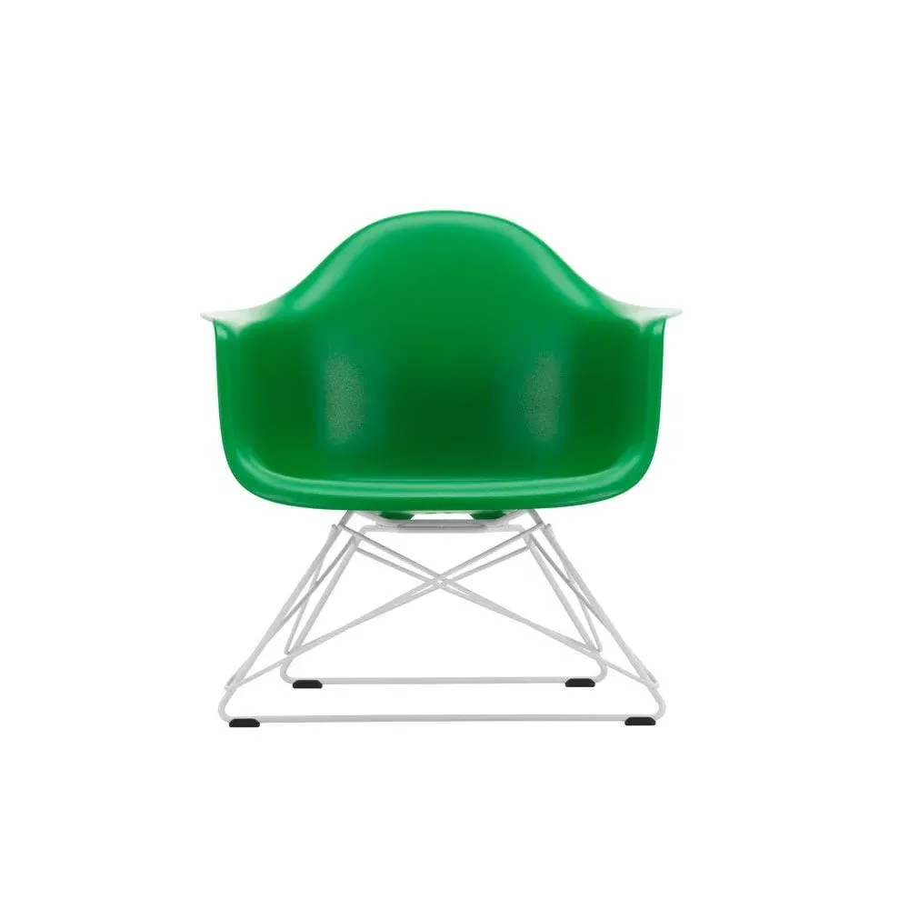 Wire Base Armchair with Cross Struts - Green