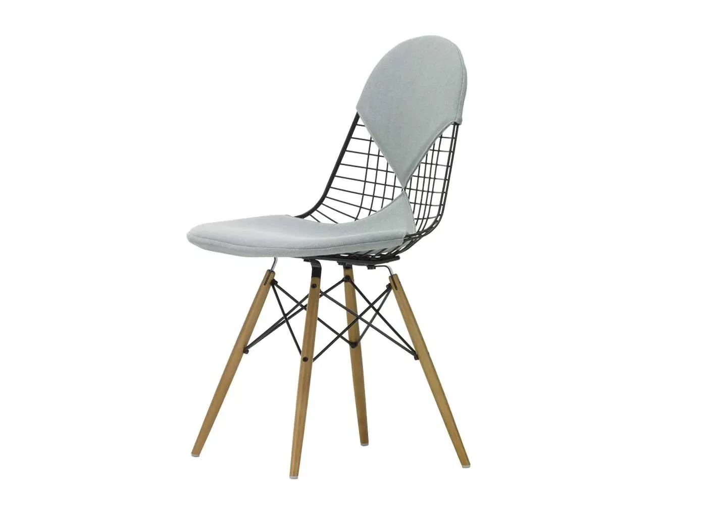 Wire Chair with Bikini Pad - Grey, Steel image