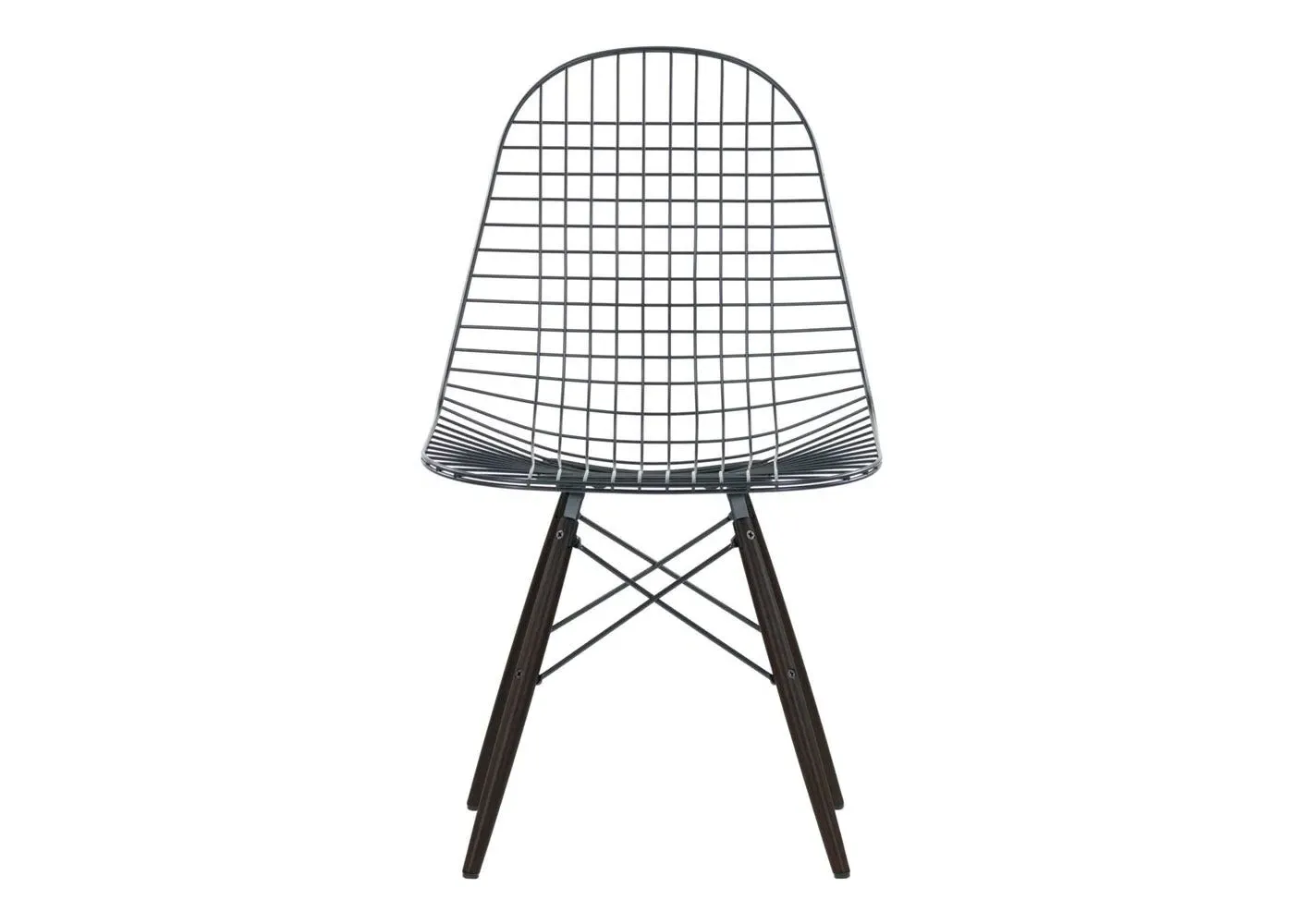 Wire Dining Chair - Black, Steel