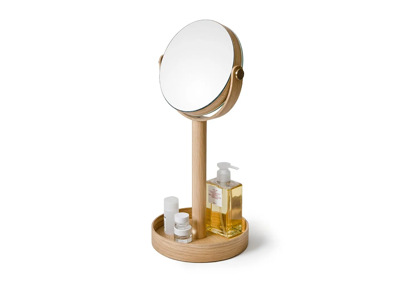 Magnify Mirror Close-up - Light Wood image