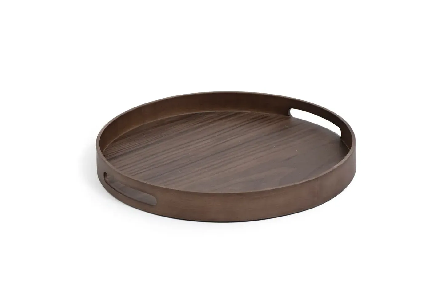 Round Bistro Tray - Walnut, Wood
