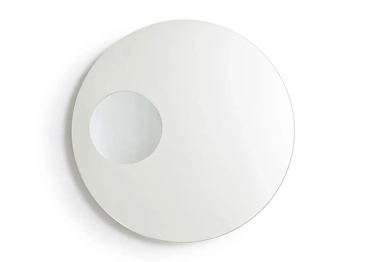 Wall Mirror - White, Matte Finish image