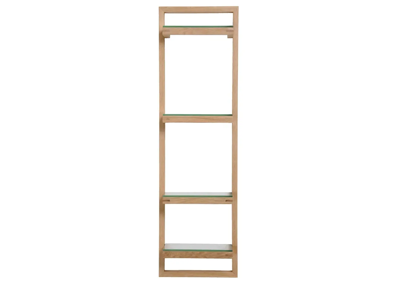 Wall Mounted Bathroom Shelves - Oak image