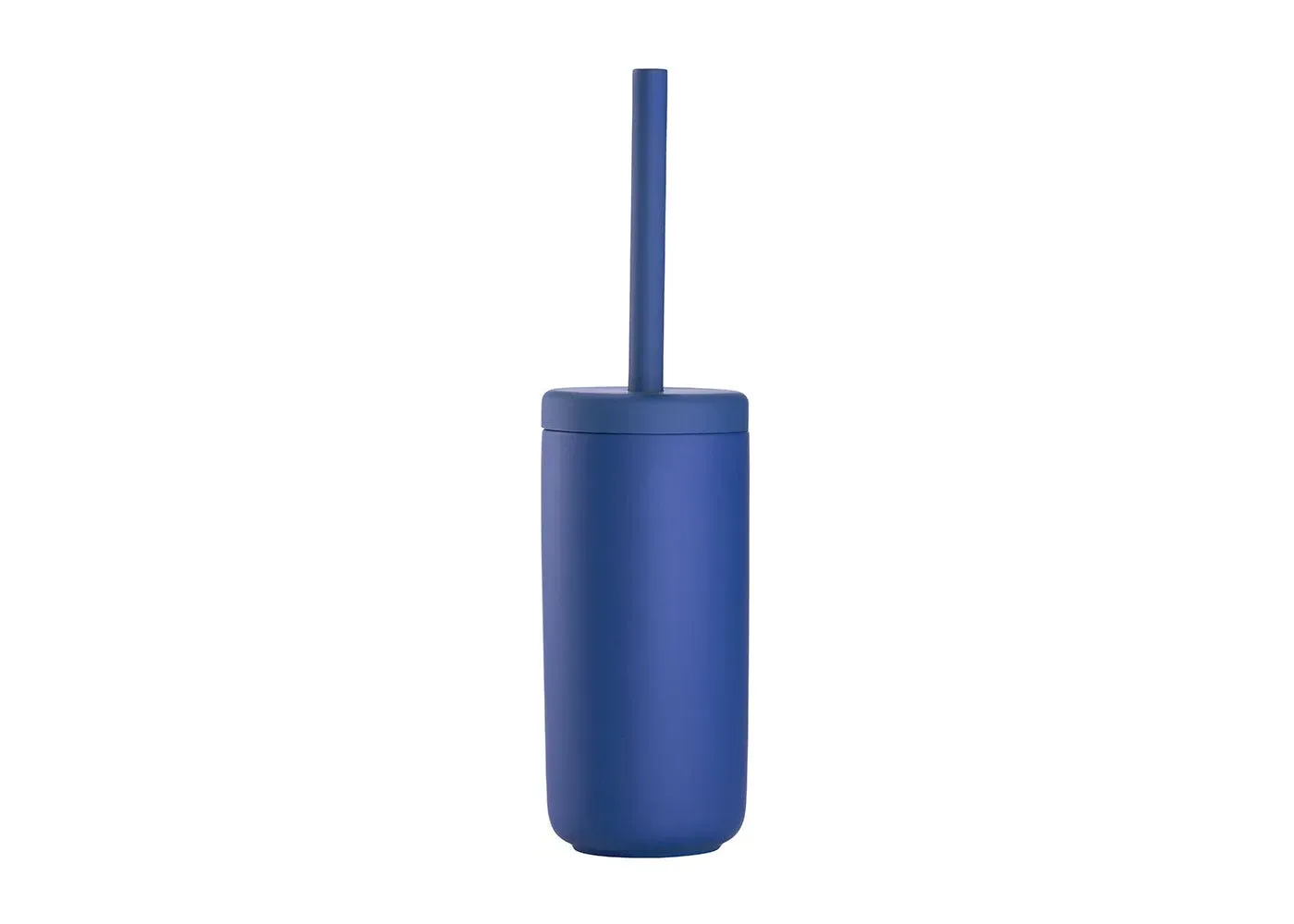 Toilet Brush with Holder - Blue image