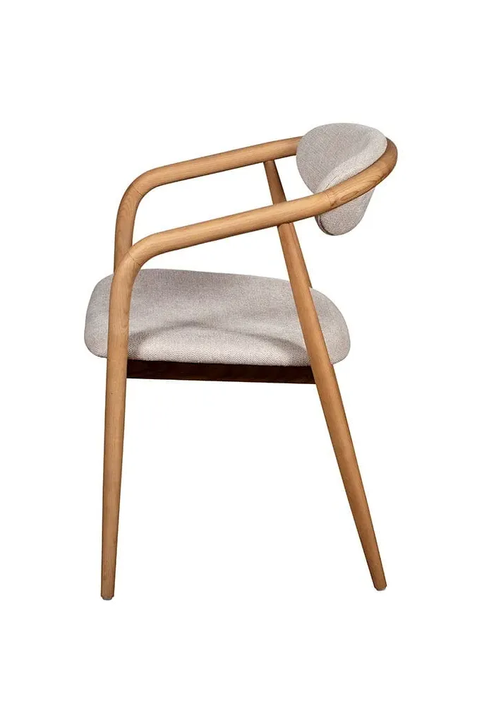 2-Piece Dining Chair Set - Oak Frame