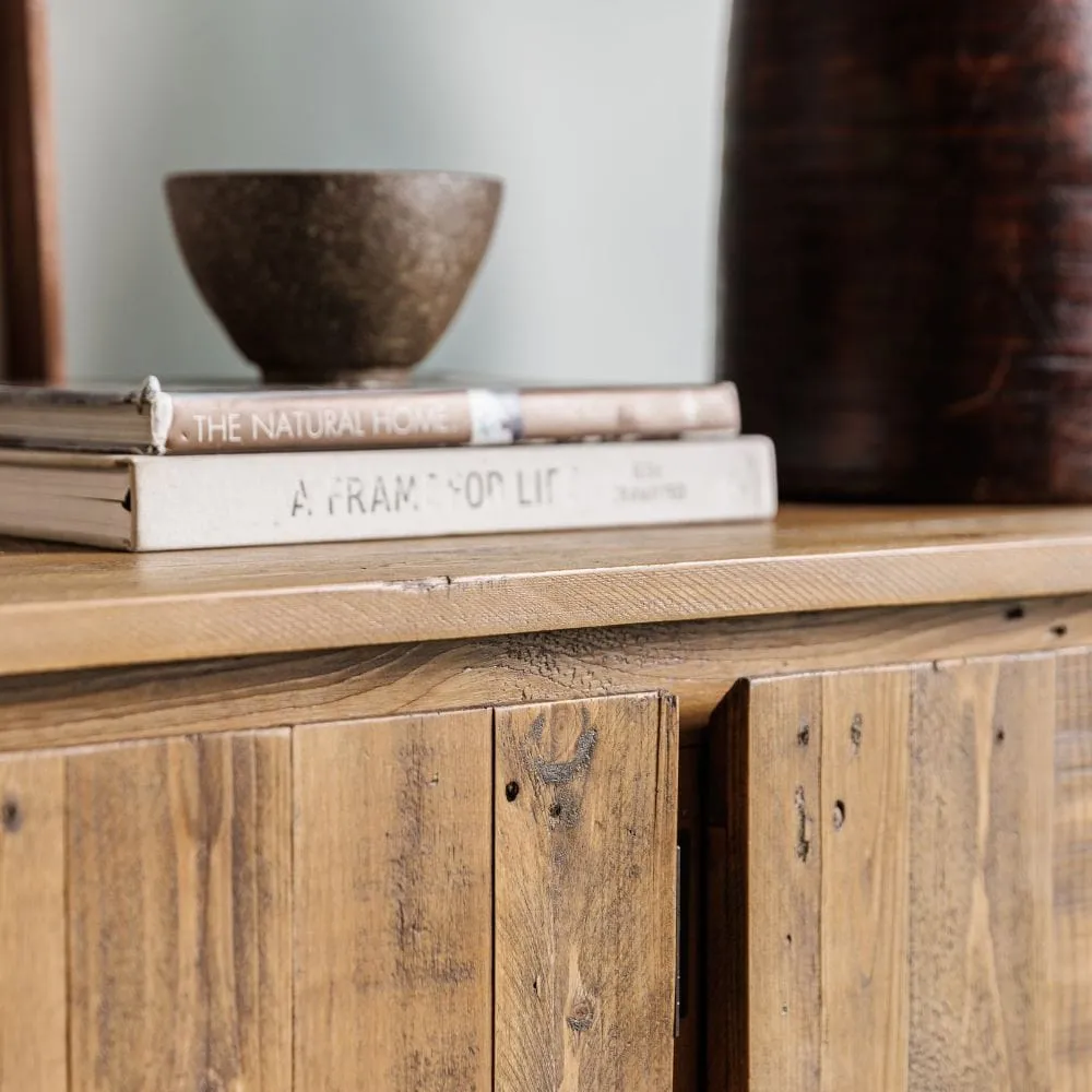 3-Door Sideboard - Wood, Reclaimed