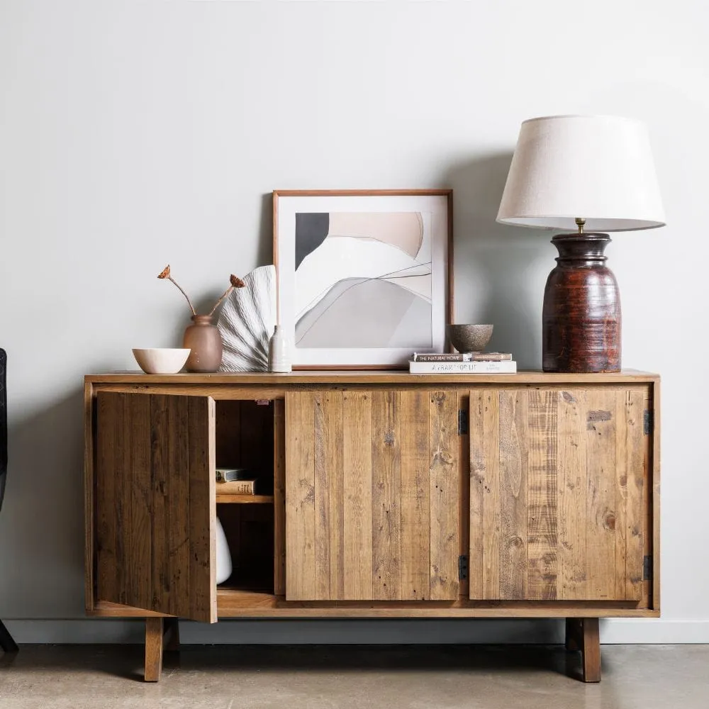 3-Door Sideboard - Wood, Reclaimed image
