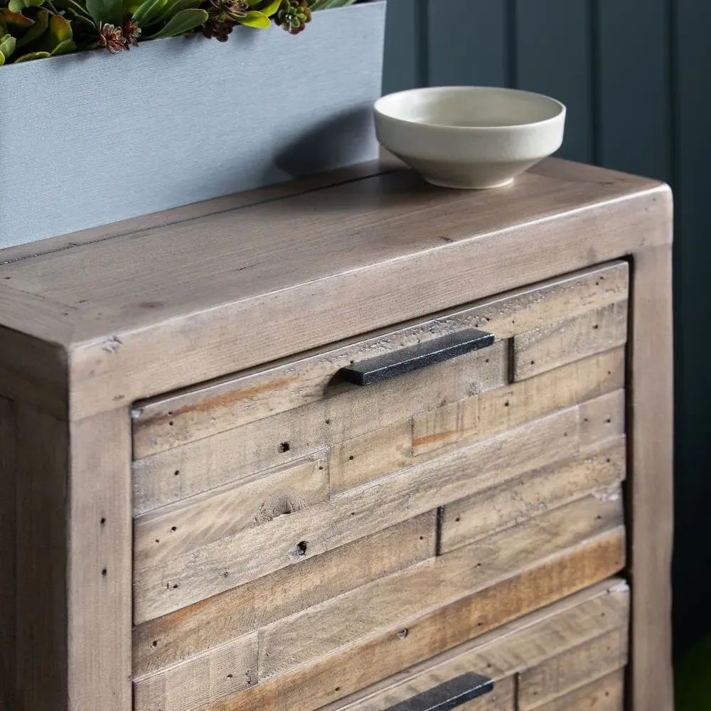 3-Drawer Chest with Handles - Reclaimed Wood