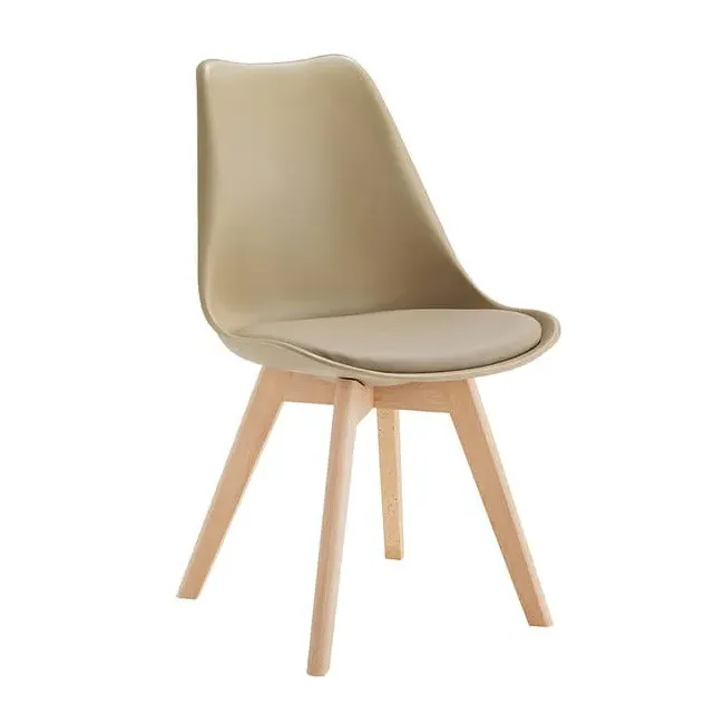 4-Piece Padded Dining Chair Set - Putty