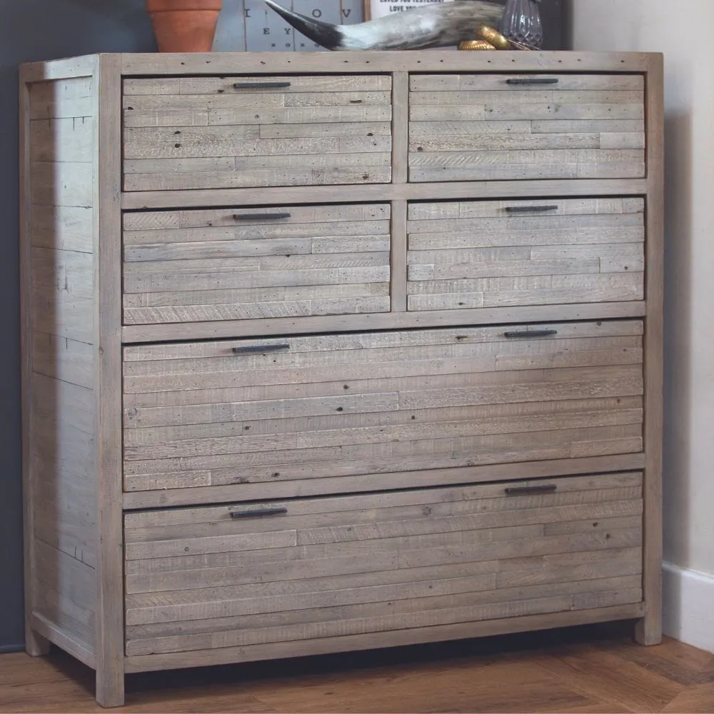 6-Drawer Chest of Drawers - Reclaimed Wood image