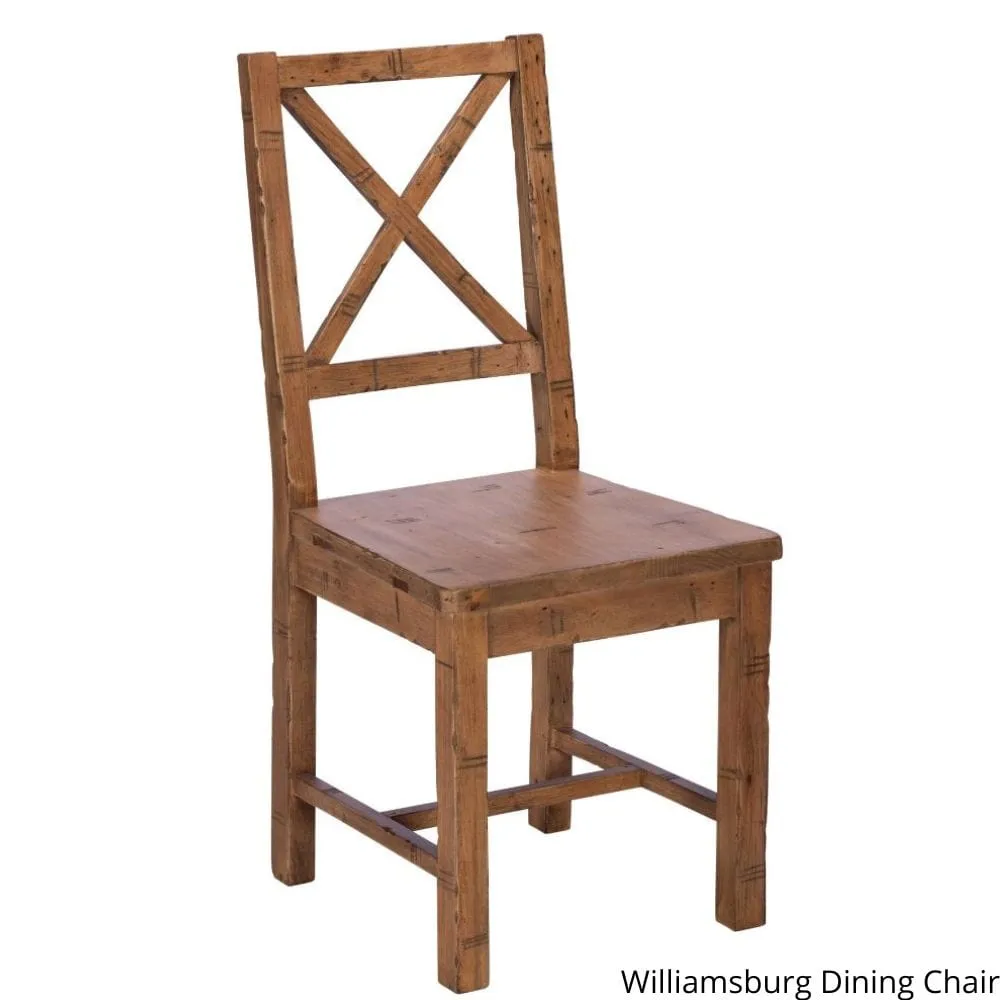 6-Seater Dining Set with Chairs - Reclaimed Wood image