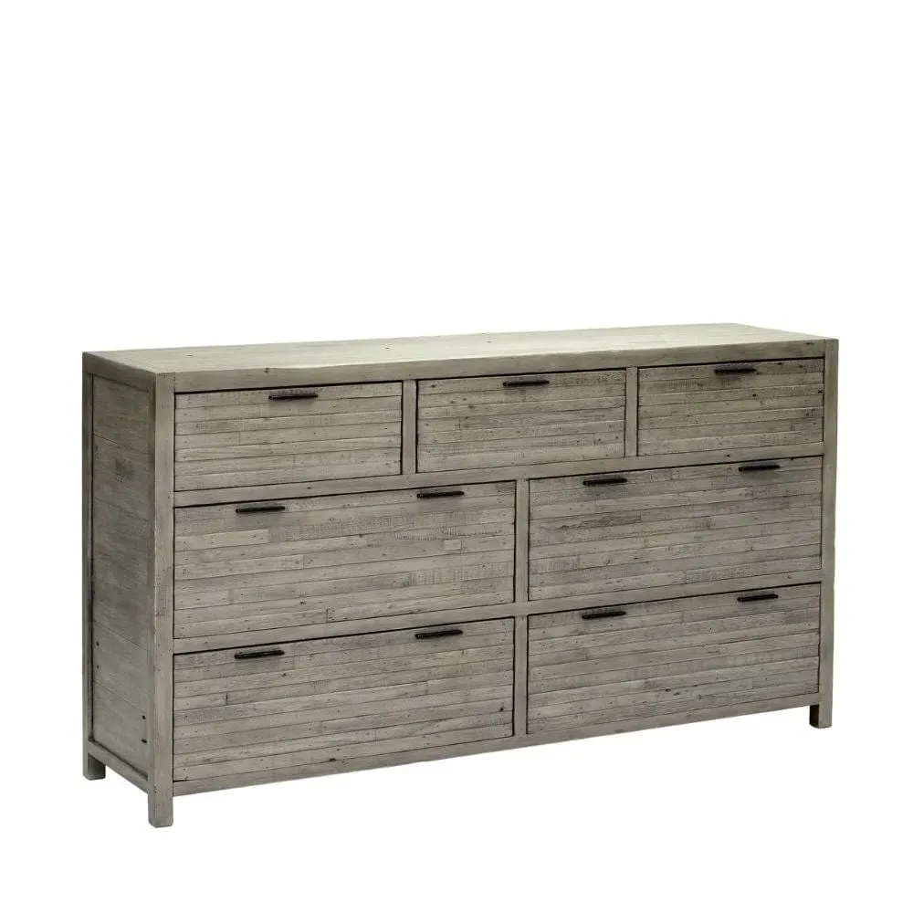 7-Drawer Wide Chest - Reclaimed Wood