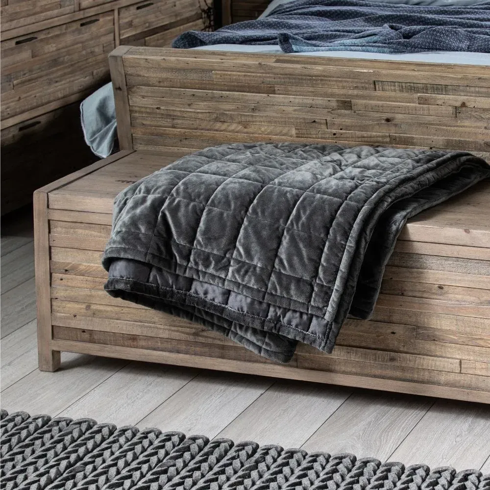 Blanket Box with Handle - Reclaimed Wood