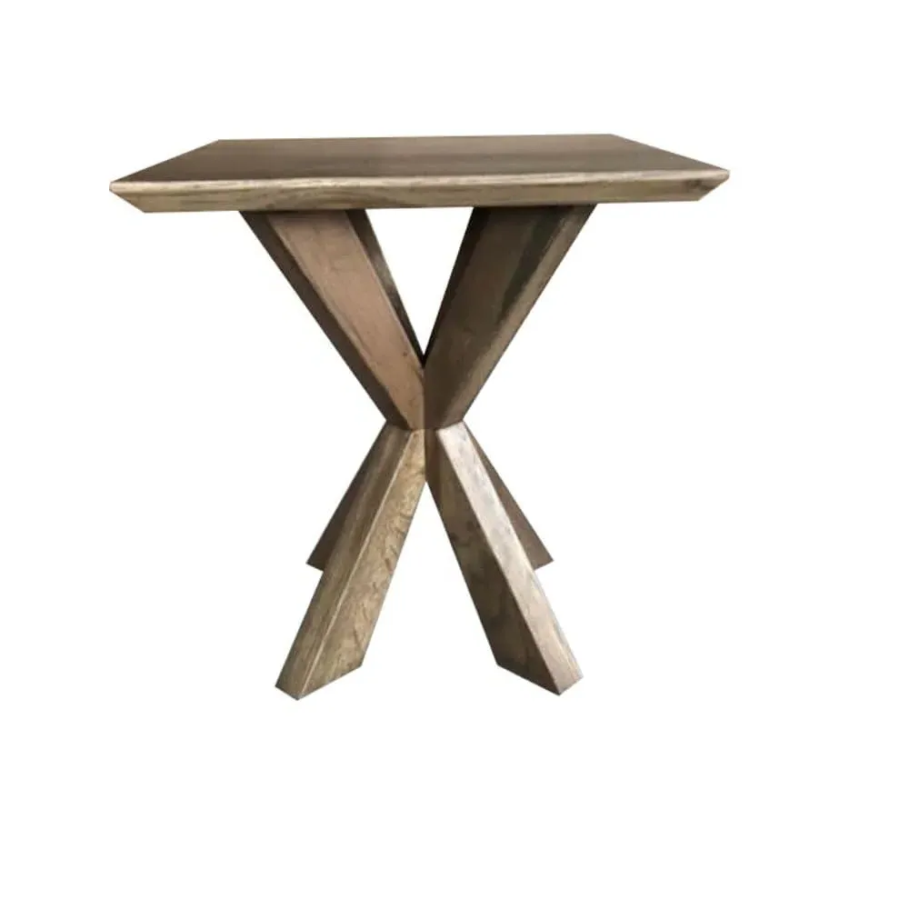Coffee Table with Cross Legs - White Oak
