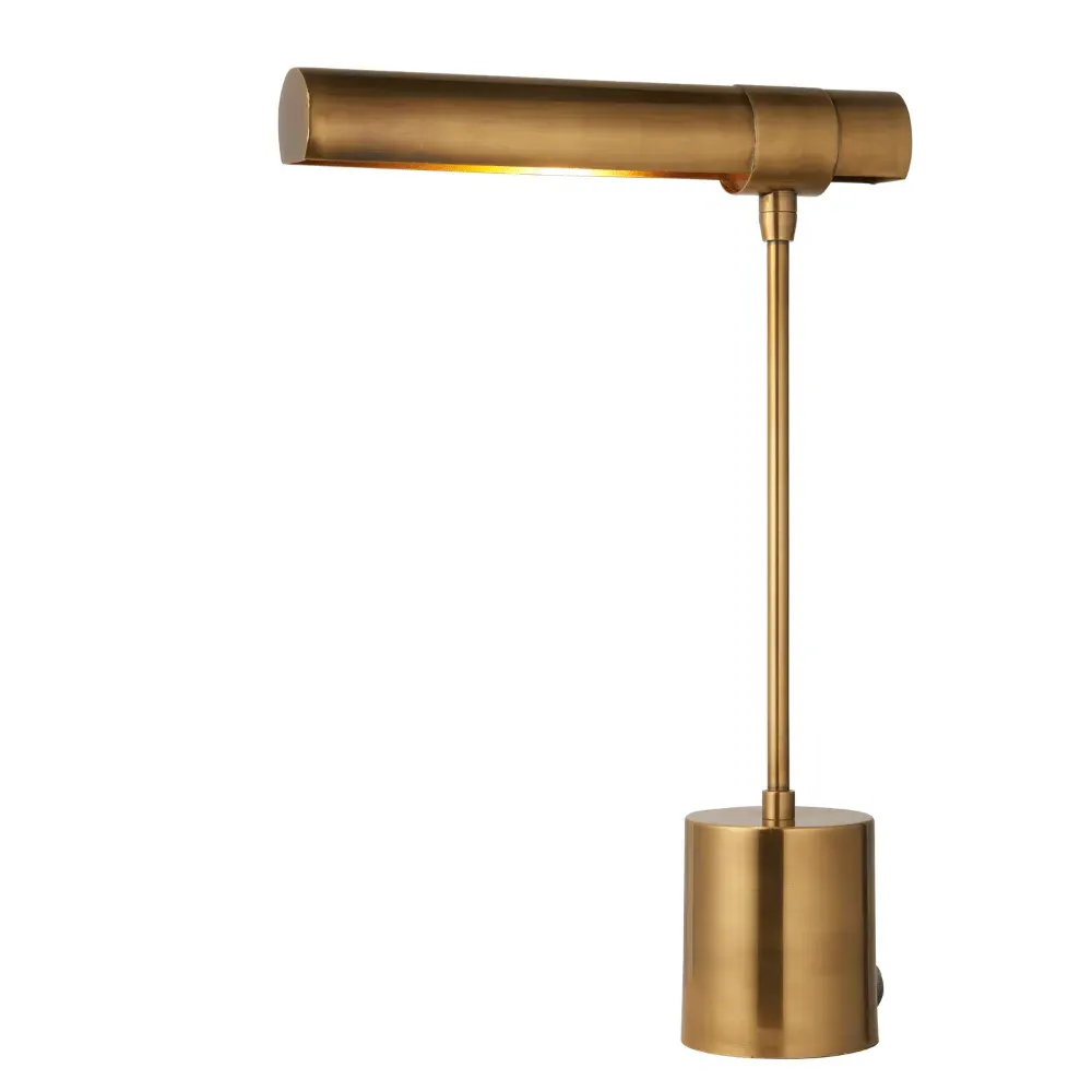 Colonial Style Table Lamp - Brass