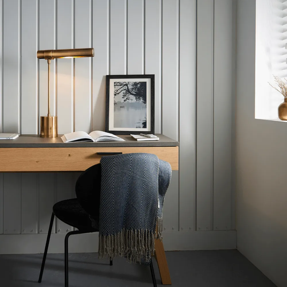 Colonial Style Table Lamp - Brass image