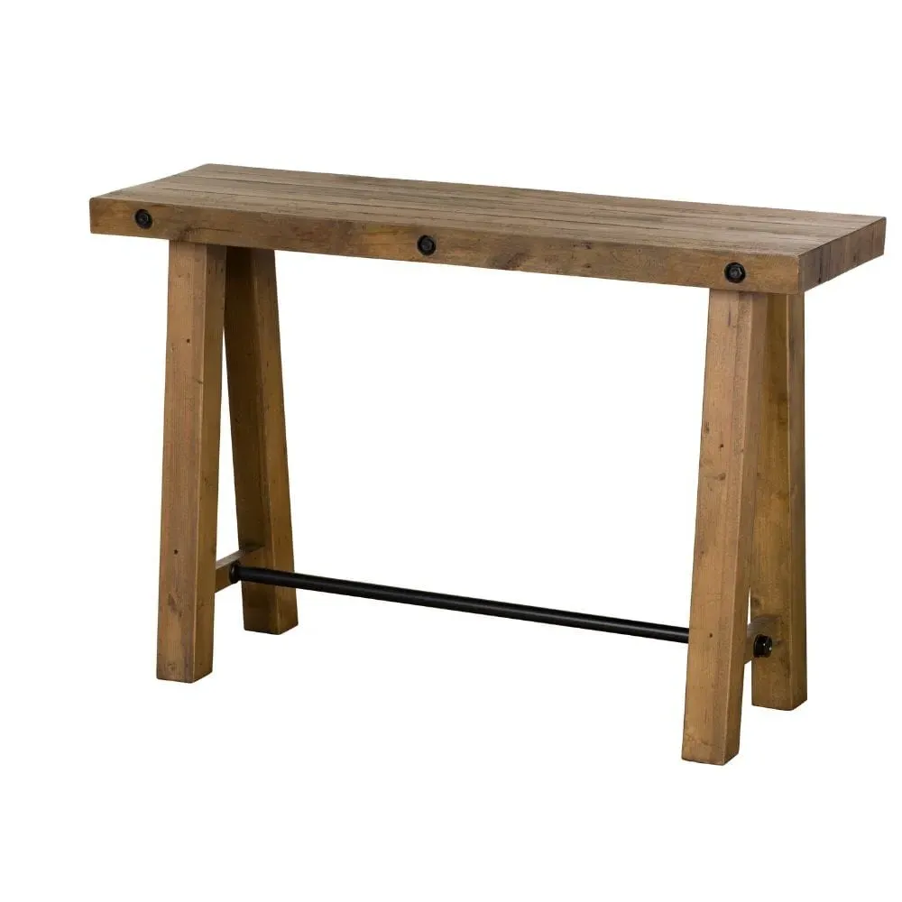 Console Table with Triangle Legs - Wood, Reclaimed