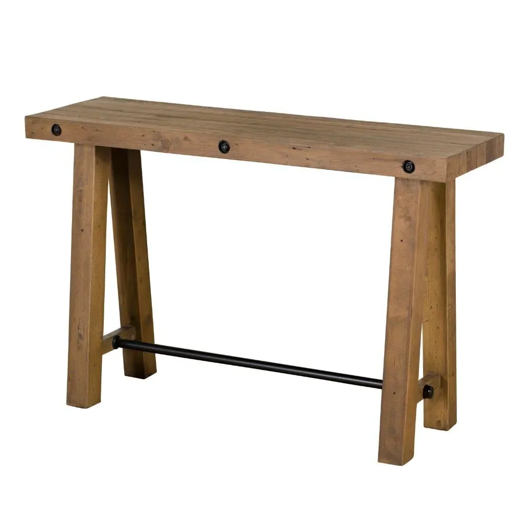 Console Table with Triangle Legs - Wood, Reclaimed