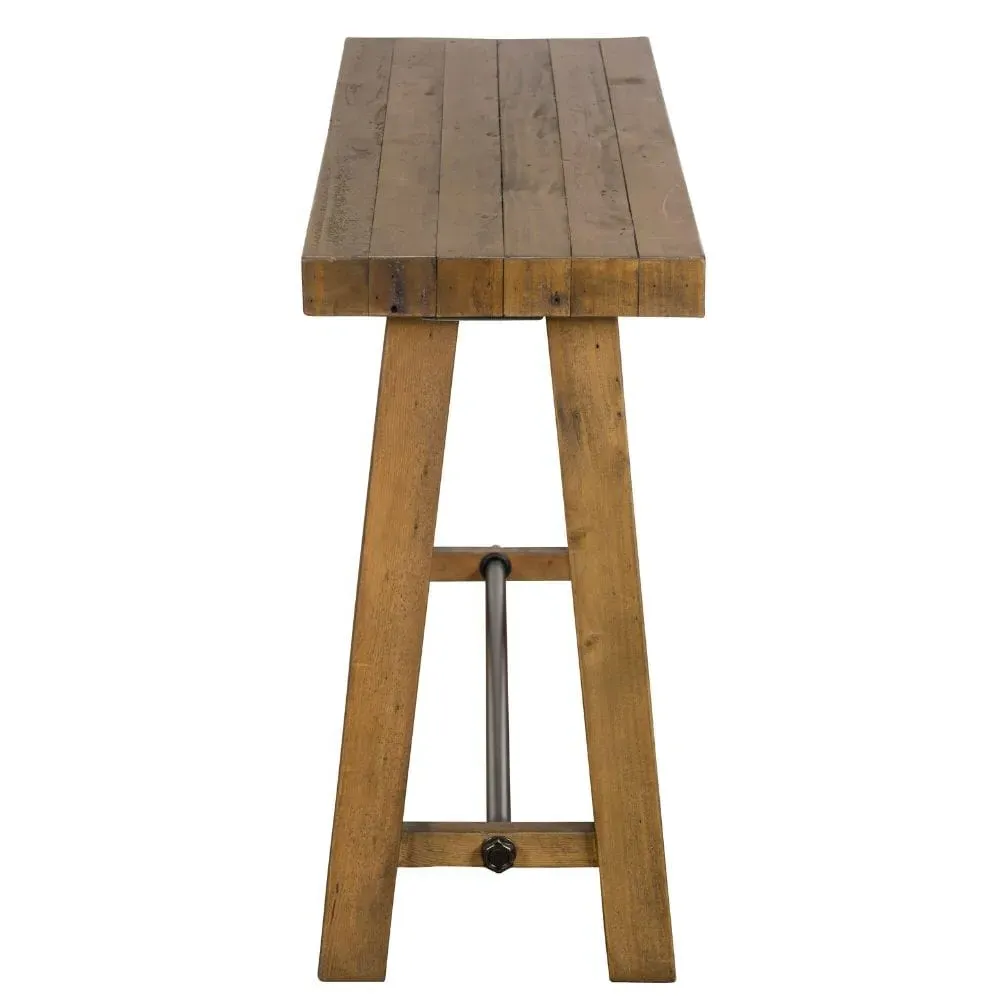 Console Table with Triangle Legs - Wood, Reclaimed