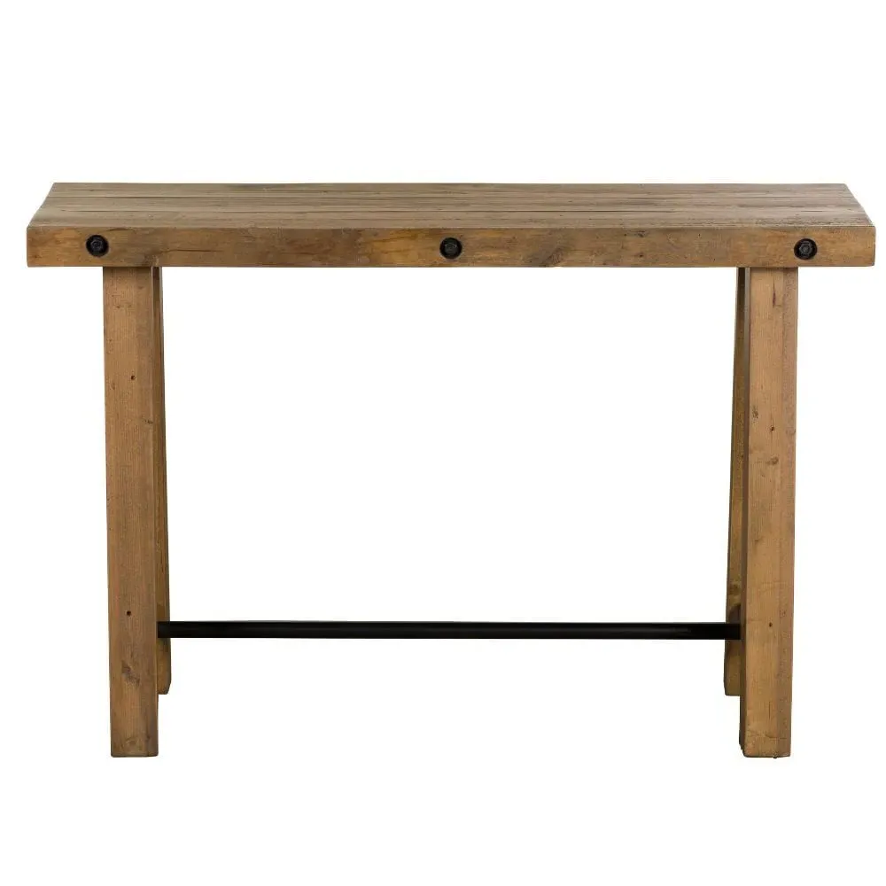 Console Table with Triangle Legs - Wood, Reclaimed image