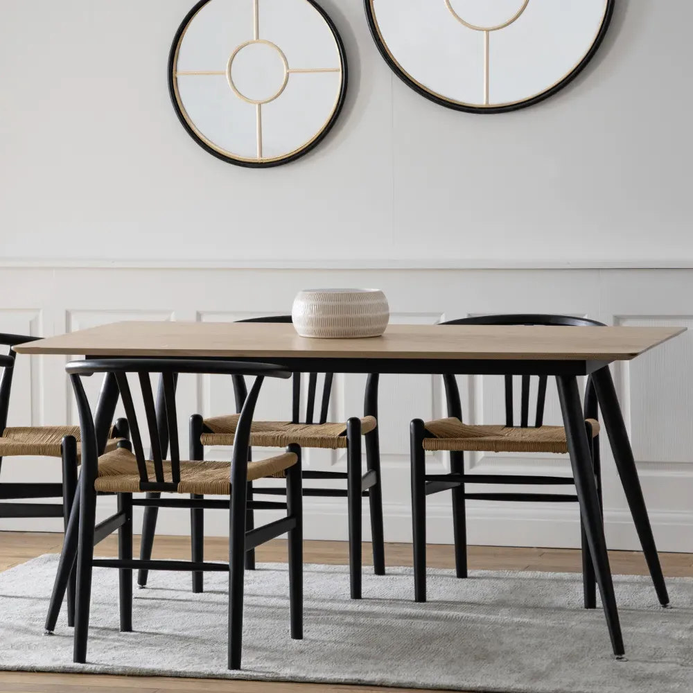 Dining Table - Natural, Solid Oak