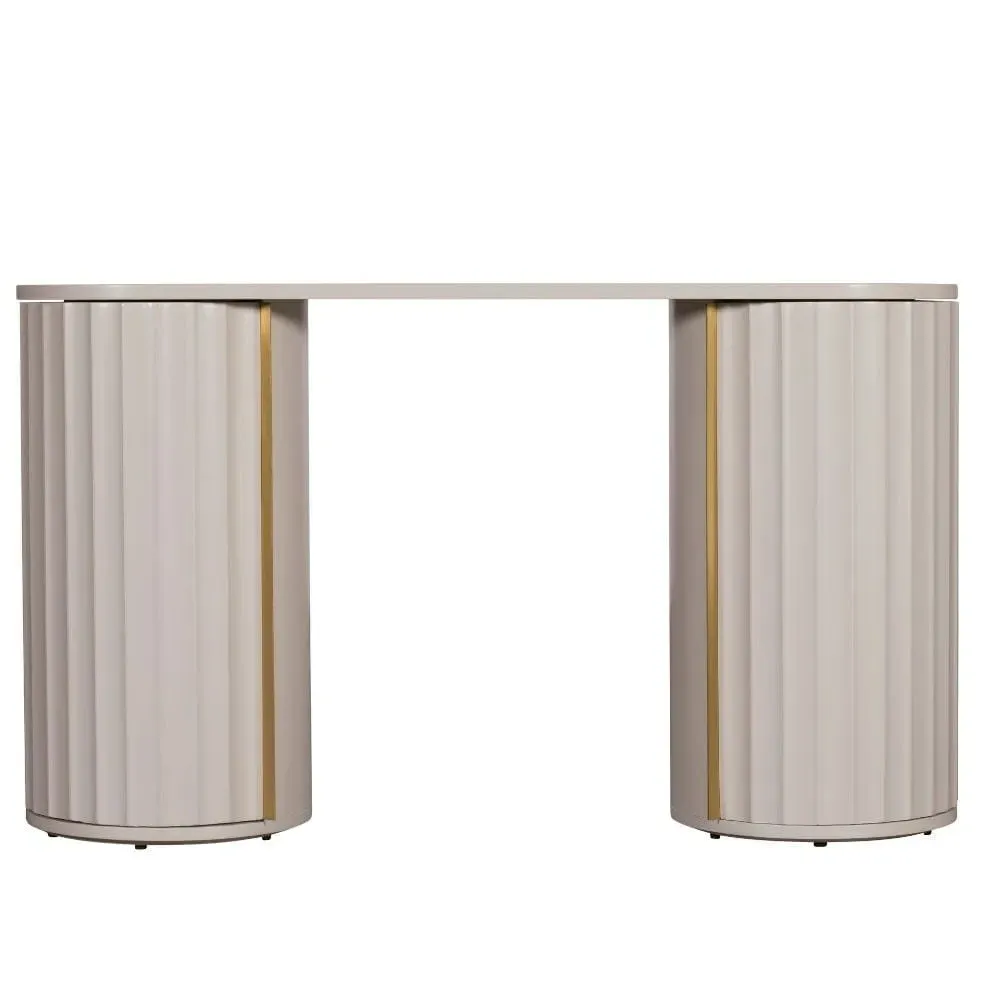Dressing Table with Storage - White, Mahogany