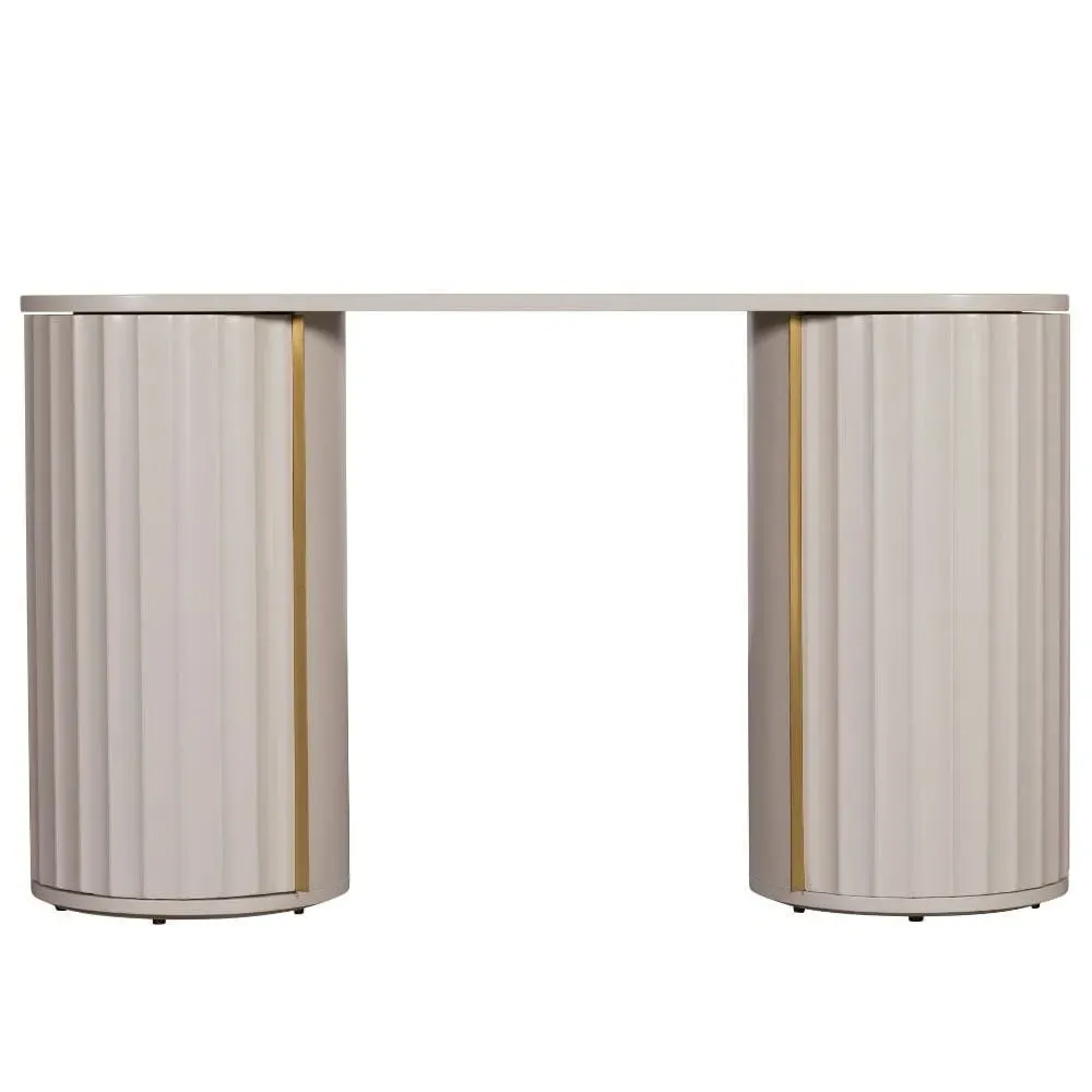 Dressing Table with Storage - White, Mahogany