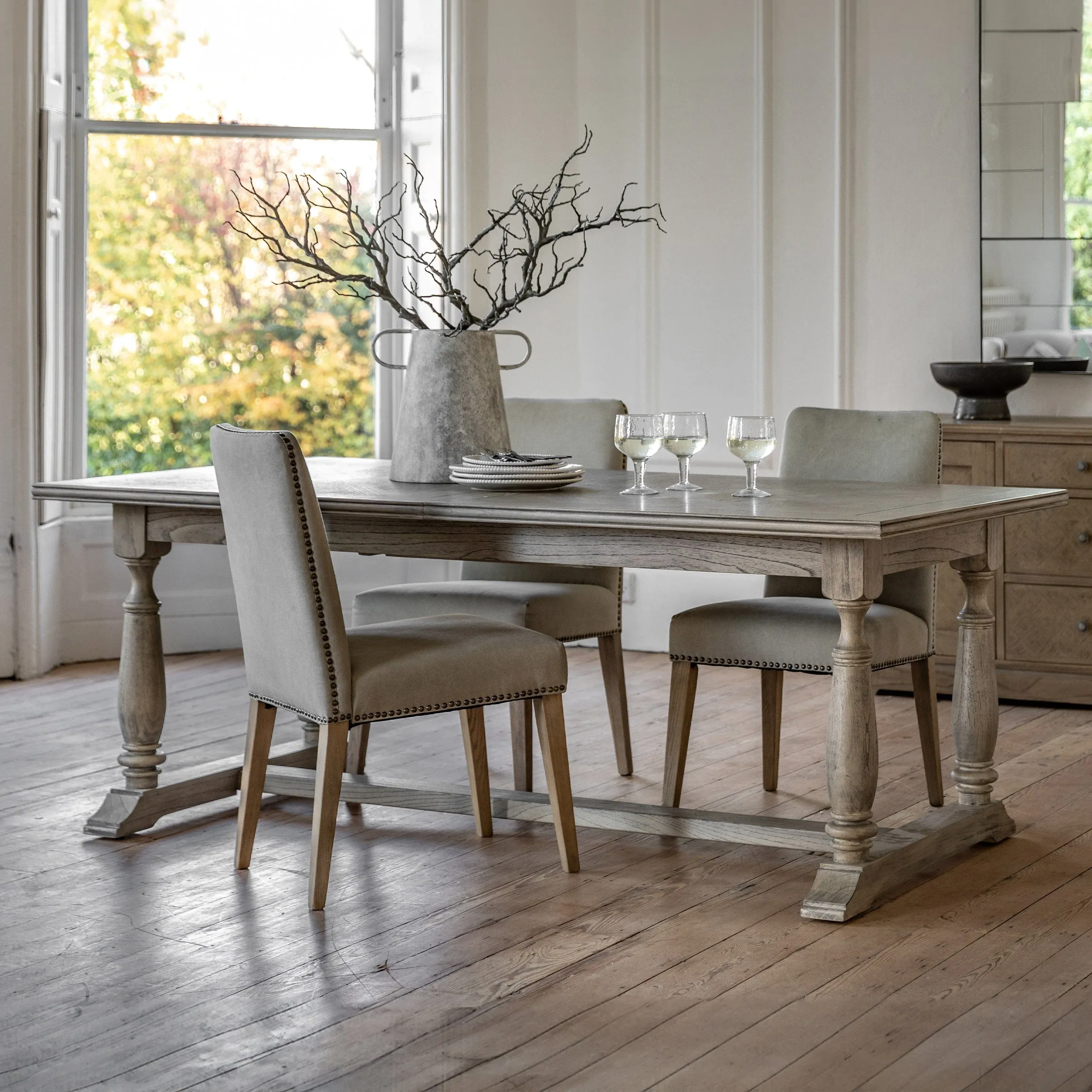 Extending Dining Table - Ash, Mindy Wood image