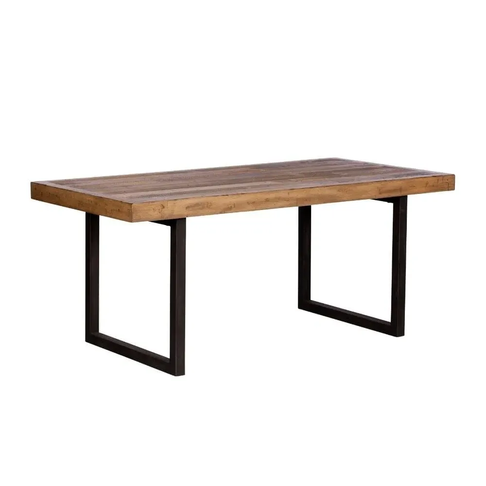 Extending Dining Table - Natural, Reclaimed Wood