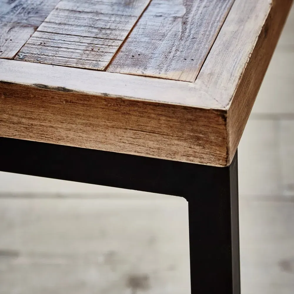 Extending Dining Table - Natural, Reclaimed Wood