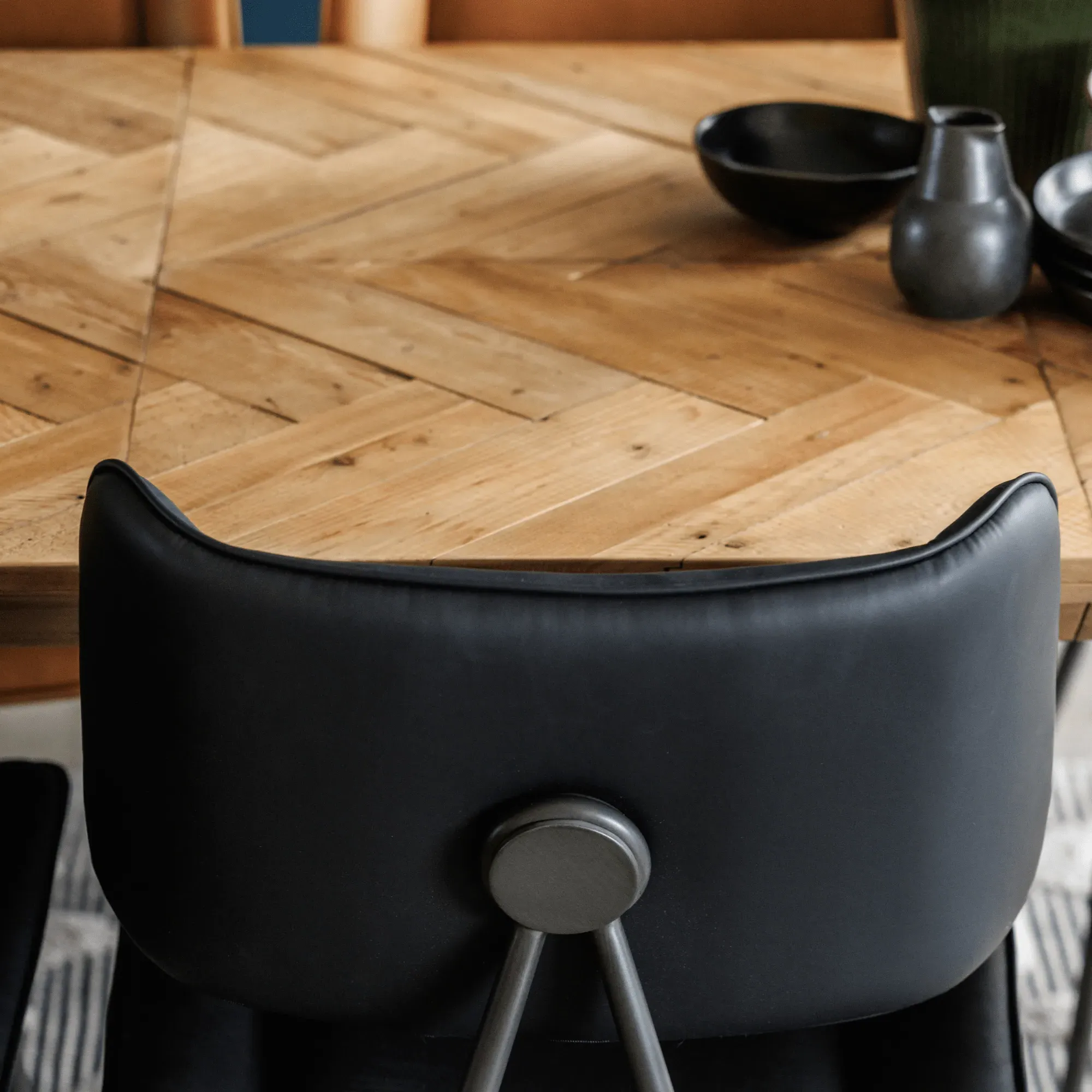 Extending Dining Table - Natural, Reclaimed Wood