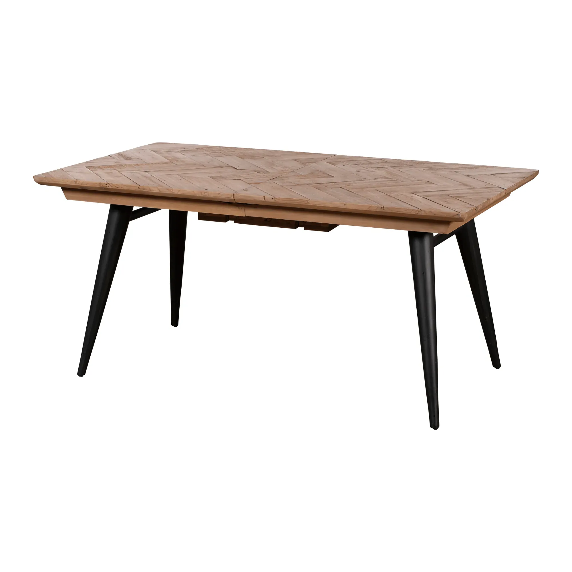 Extending Dining Table - Natural, Reclaimed Wood