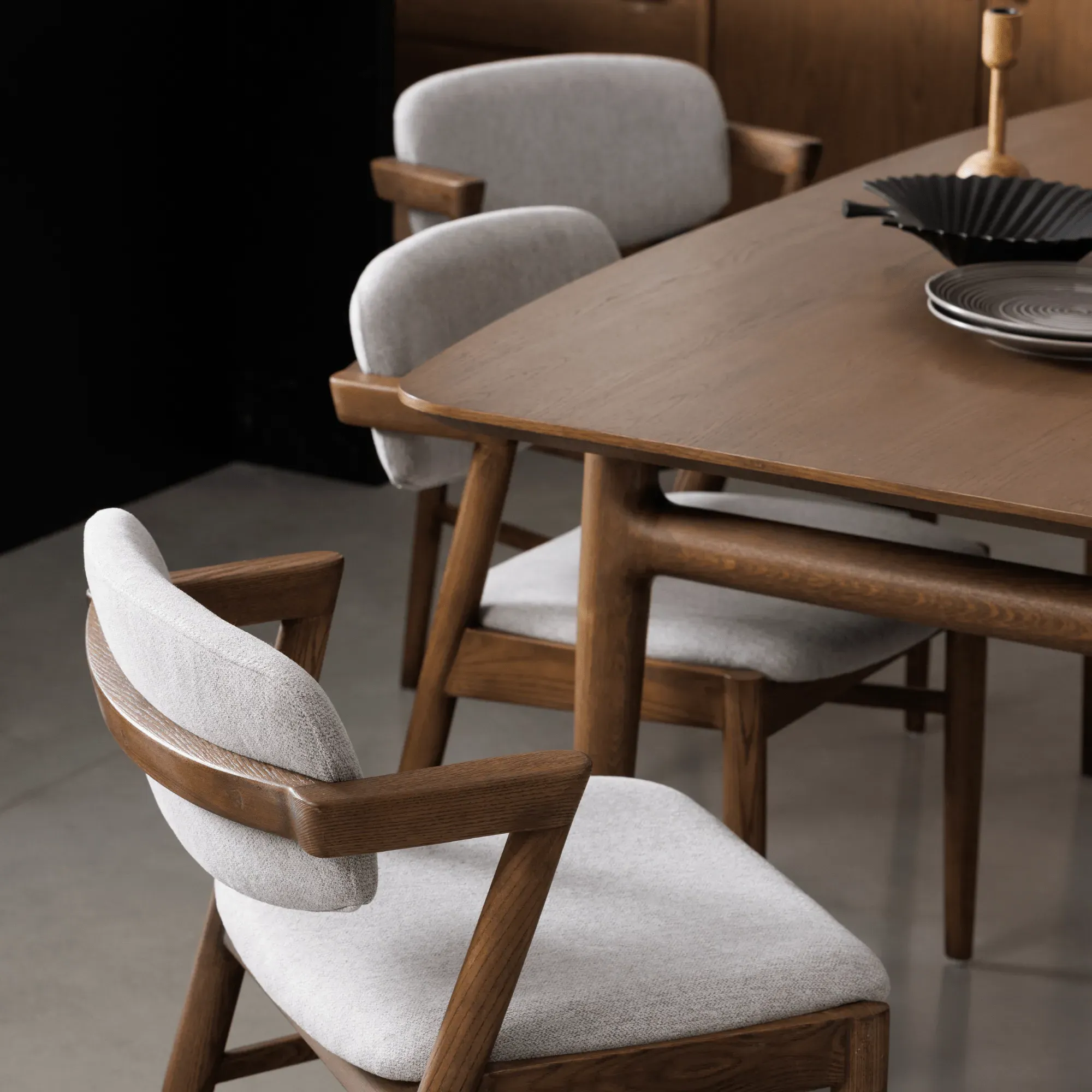 Extending Dining Table - Oak, Solid Wood